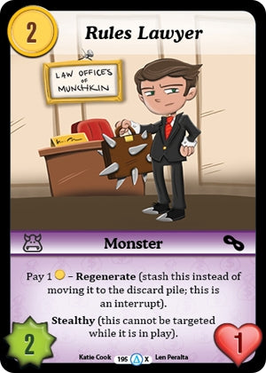 Image for Rules Lawyer (Season 1) (195) - Munchkin CCG