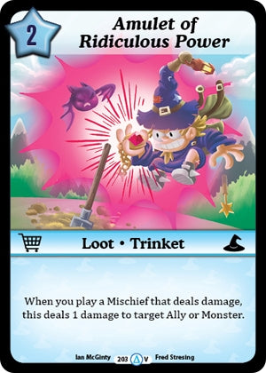 Image for Amulet of Ridiculous Power (Season 1) (203) - Munchkin CCG