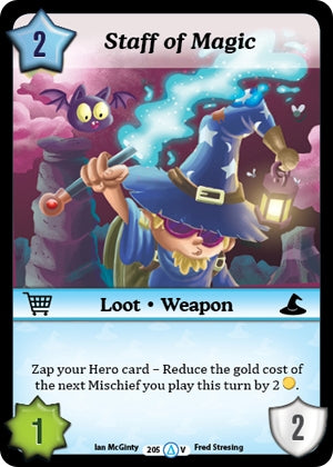 Image for Staff of Magic (Season 1) (205) - Munchkin CCG