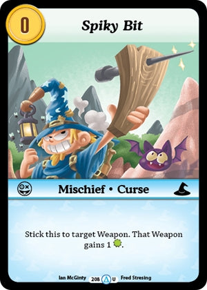 Image for Spiky Bit (Season 1) (208) - Munchkin CCG