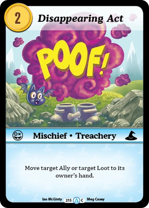 Image for Disappearing Act (Season 1) (215) - Munchkin CCG