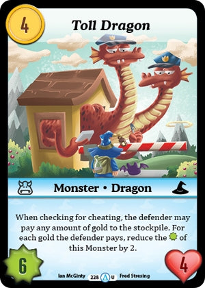 Image for Toll Dragon (Season 1) (228) - Munchkin CCG
