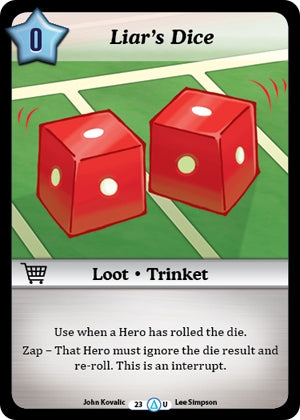 Image for Liar's Dice (Season 1) (23) - Munchkin CCG