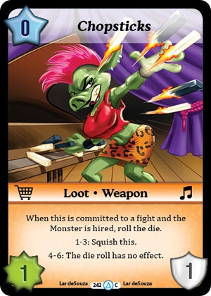 Image for Chopsticks (Season 1) (242) - Munchkin CCG