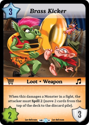 Image for Brass Kicker (Season 1) (245) - Munchkin CCG