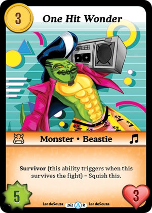 Image for One Hit Wonder (Season 1) (262) - Munchkin CCG