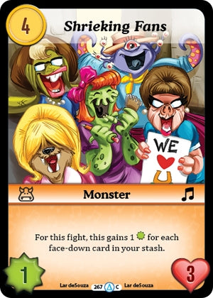 Image for Shrieking Fans (Season 1) (267) - Munchkin CCG