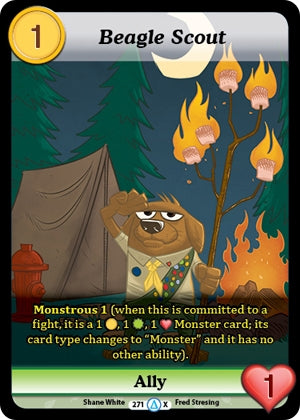 Image for Beagle Scout (Alt 1) (Season 1) (271) - Munchkin CCG