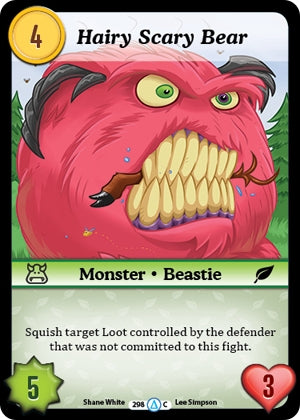 Image for Hairy Scary Bear (Season 1) (298) - Munchkin CCG