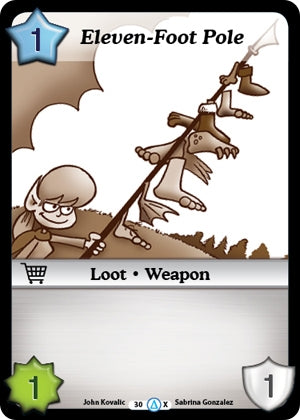 Image for Eleven-Foot Pole (Alt 1) (Season 1) (30) - Munchkin CCG