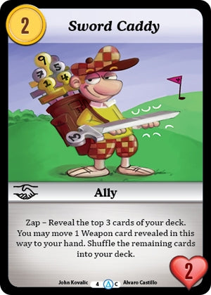 Image for Sword Caddy (Season 1) (4) - Munchkin CCG