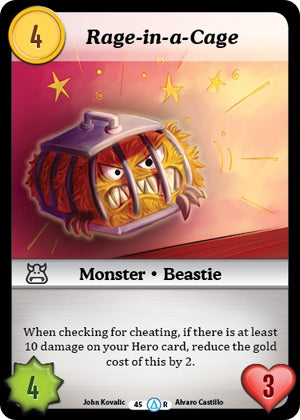 Image for Rage-in-a-Cage (Season 1) (45) - Munchkin CCG