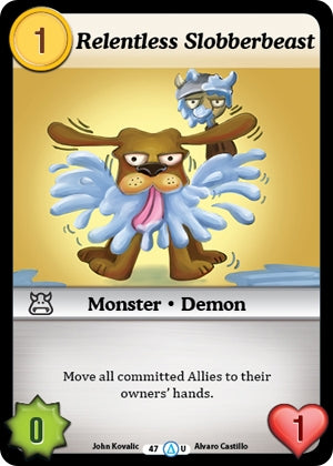 Image for Relentless Slobberbeast (Season 1) (47) - Munchkin CCG