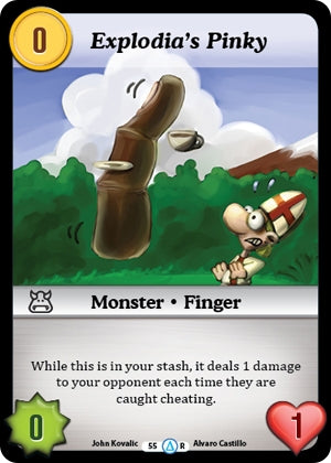 Image for Explodia's Pinky (Season 1) (55) - Munchkin CCG