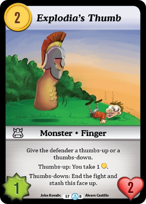 Image for Explodia's Thumb (Season 1) (57) - Munchkin CCG