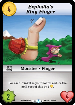 Image for Explodia's Ring Finger (Season 1) (59) - Munchkin CCG