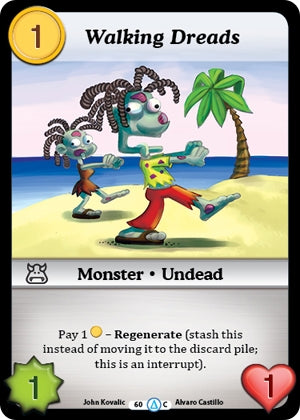 Image for Walking Dreads (Season 1) (60) - Munchkin CCG