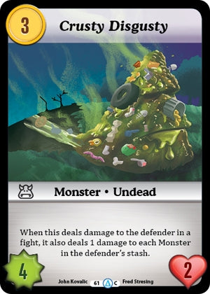 Image for Crusty Disgusty (Season 1) (61) - Munchkin CCG