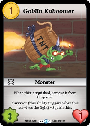 Image for Goblin Kaboomer (Season 1) (68) - Munchkin CCG