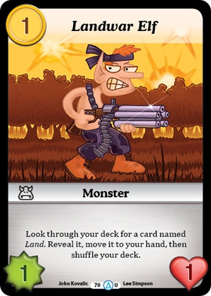 Image for Landwar Elf (Season 1) (70) - Munchkin CCG