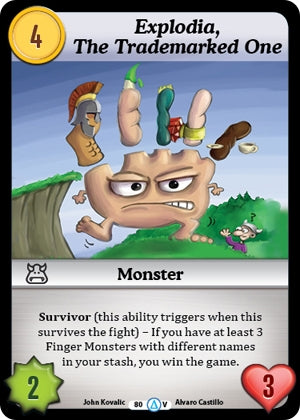 Image for Explodia, The Trademarked One (Season 1) (80) - Munchkin CCG