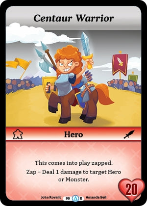 Image for Centaur Warrior (Alt 1) (Season 1) (90) - Munchkin CCG