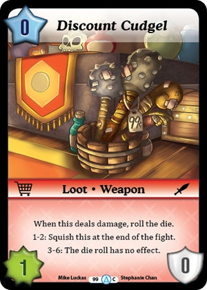 Image for Discount Cudgel (Season 1) (99) - Munchkin CCG