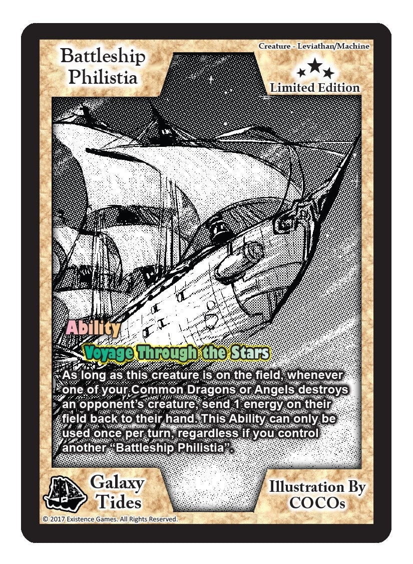 Image for Battleship Philistia (Limited Edition) (Limited Edition Sketch Cards) - Exodus TCG