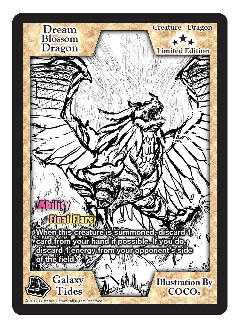 Image for Dream Blossom Dragon (Limited Edition) (Limited Edition Sketch Cards) - Exodus TCG