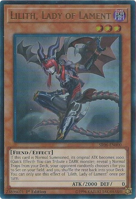 Image for Lilith, Lady of Lament (Structure Deck: Lair of Darkness) (SR06-EN000) - YuGiOh