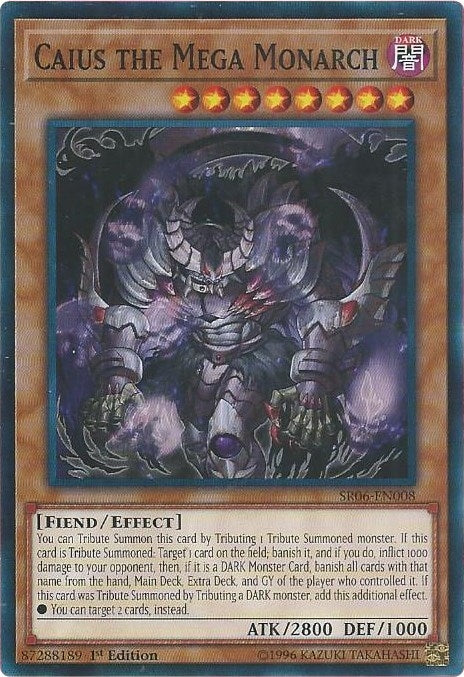 Image for Caius the Mega Monarch (Structure Deck: Lair of Darkness) (SR06-EN008) - YuGiOh