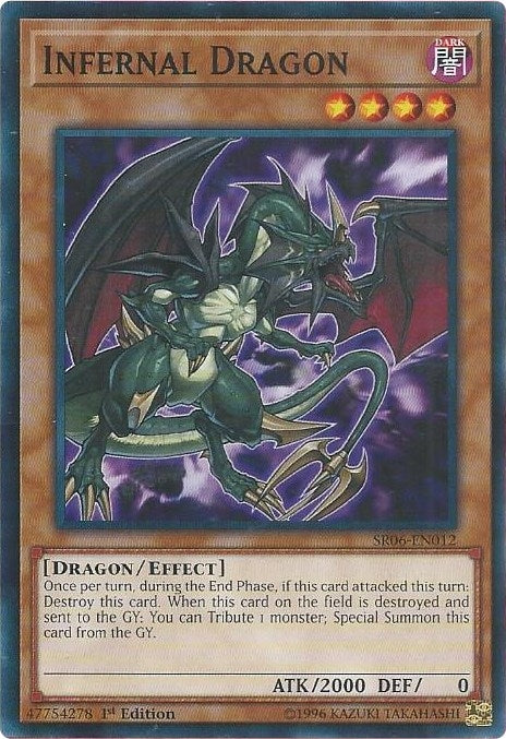 Image for Infernal Dragon (Structure Deck: Lair of Darkness) (SR06-EN012) - YuGiOh