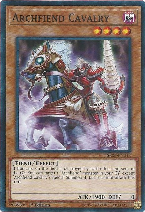 Image for Archfiend Cavalry (Structure Deck: Lair of Darkness) (SR06-EN013) - YuGiOh