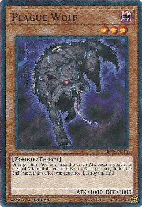 Image for Plague Wolf (Structure Deck: Lair of Darkness) (SR06-EN016) - YuGiOh