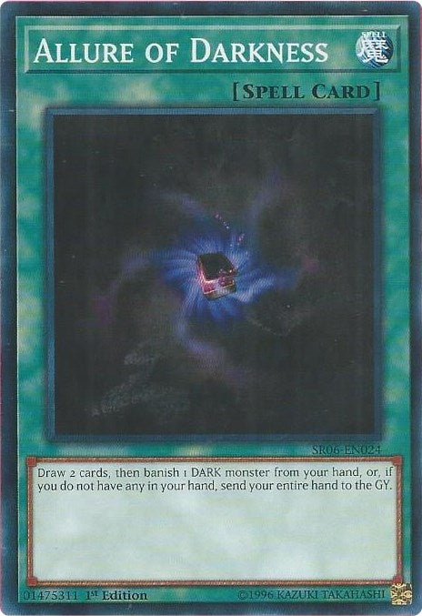 Image for Allure of Darkness (Structure Deck: Lair of Darkness) (SR06-EN024) - YuGiOh
