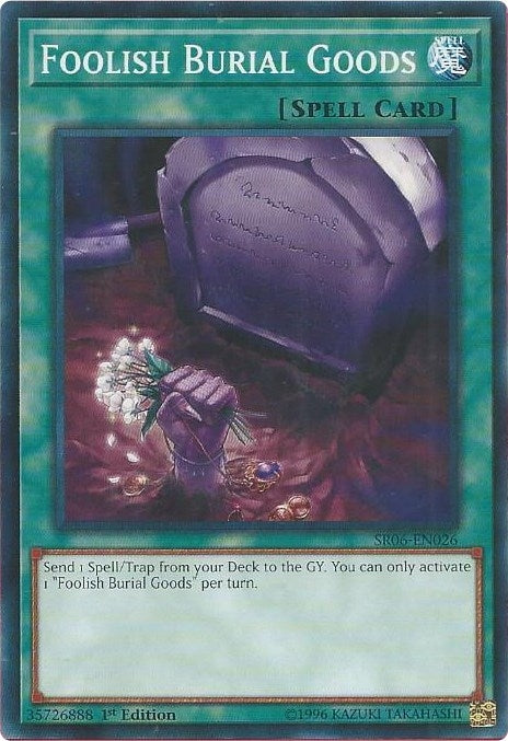 Image for Foolish Burial Goods (Structure Deck: Lair of Darkness) (SR06-EN026) - YuGiOh