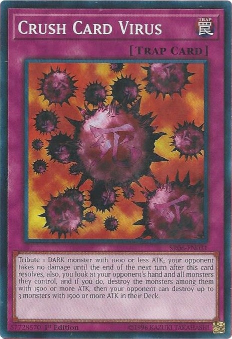 Image for Crush Card Virus (Structure Deck: Lair of Darkness) (SR06-EN031) - YuGiOh