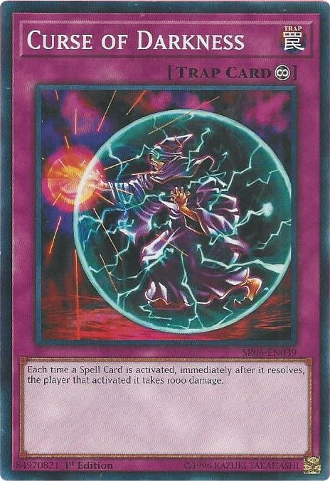 Image for Curse of Darkness (Structure Deck: Lair of Darkness) (SR06-EN039) - YuGiOh