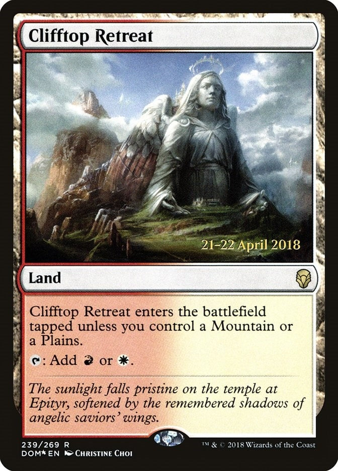 Image for Clifftop Retreat (Prerelease Cards) (239) - Magic: The Gathering