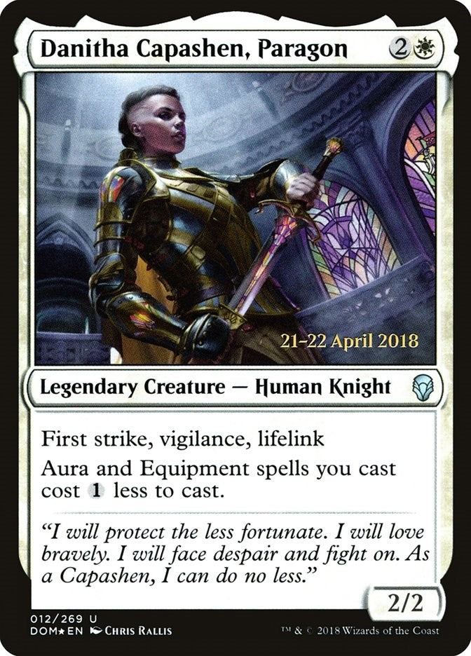 Image for Danitha Capashen, Paragon (Prerelease Cards) (12) - Magic: The Gathering