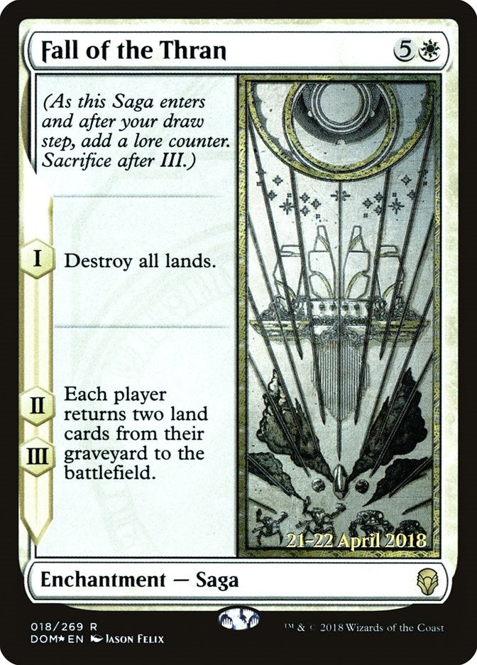 Image for Fall of the Thran (Prerelease Cards) (18) - Magic: The Gathering
