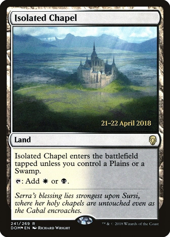 Image for Isolated Chapel (Prerelease Cards) (241) - Magic: The Gathering