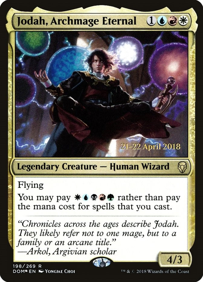 Image for Jodah, Archmage Eternal (Prerelease Cards) (198) - Magic: The Gathering