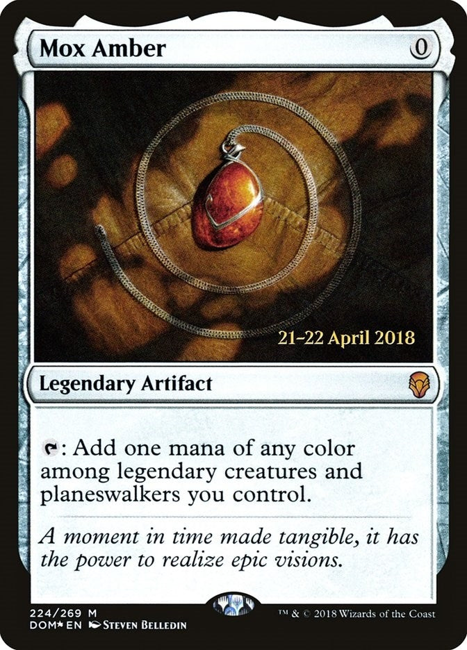 Image for Mox Amber (Prerelease Cards) (224) - Magic: The Gathering