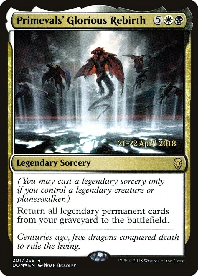 Image for Primevals' Glorious Rebirth (Prerelease Cards) (201) - Magic: The Gathering