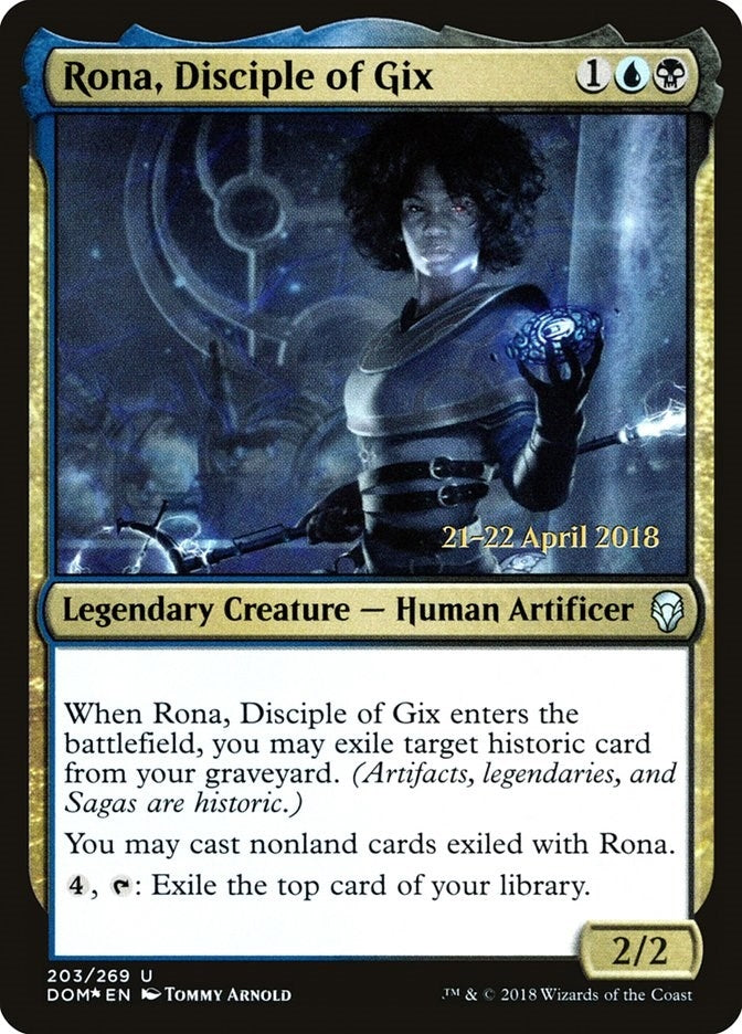 Image for Rona, Disciple of Gix (Prerelease Cards) (203) - Magic: The Gathering