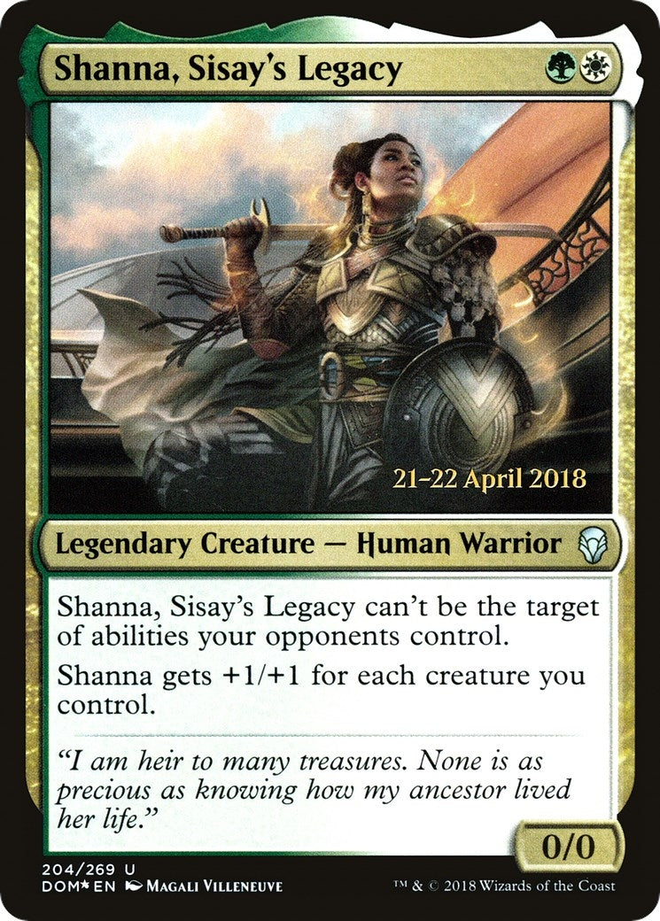 Image for Shanna, Sisay's Legacy (Prerelease Cards) (204) - Magic: The Gathering