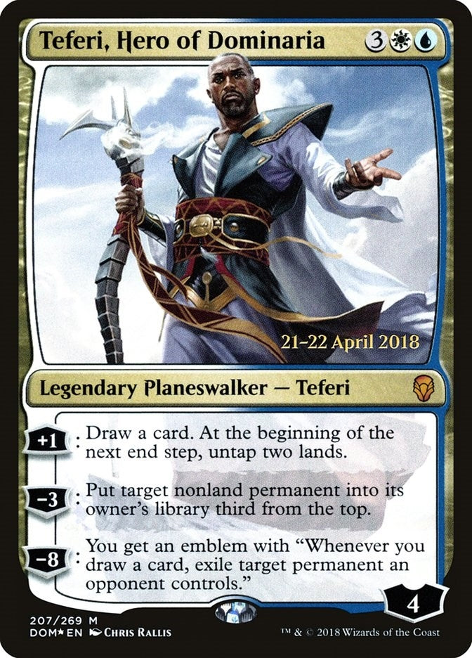 Image for Teferi, Hero of Dominaria (Prerelease Cards) (207) - Magic: The Gathering