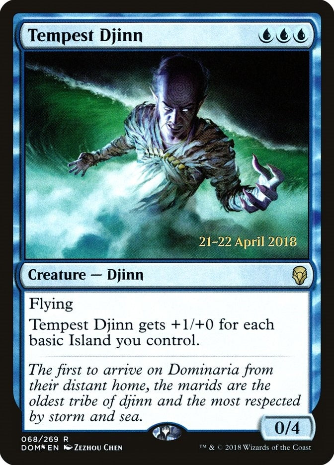Image for Tempest Djinn (Prerelease Cards) (68) - Magic: The Gathering