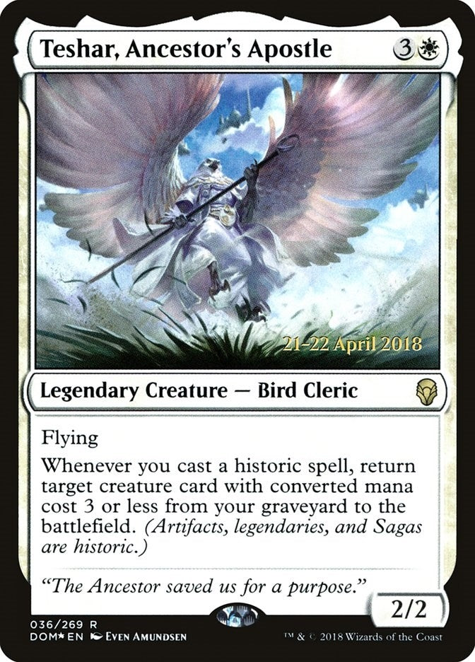 Image for Teshar, Ancestor's Apostle (Prerelease Cards) (36) - Magic: The Gathering